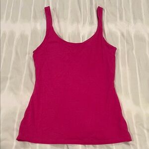 Express Fuchsia Scoop Neck Tank Top
